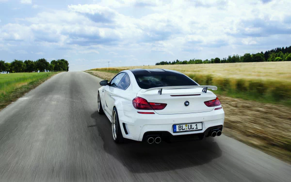 white car BMW vehicle BMW M6 HD Desktop Wallpaper | Background Image