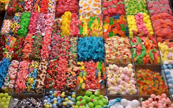 Food Candy Shop Store Colors Colorful HD Wallpaper | Background Image