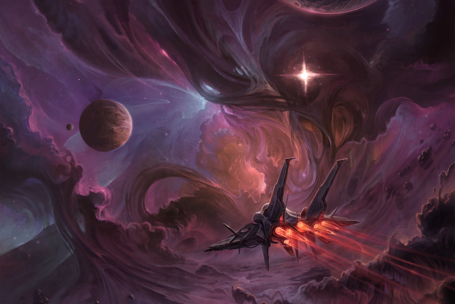 Download Sci Fi Spaceship HD Wallpaper