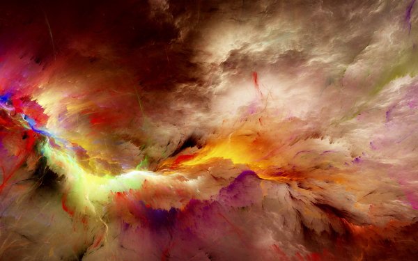 Artistic Cloud Colors Colorful HD Wallpaper | Background Image