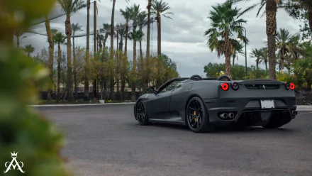 black car Ferrari vehicle Ferrari F430 HD Desktop Wallpaper | Background Image