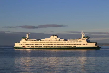  MV Puyallup is a Jumbo Mark II Class ferry operated by Washington State Ferries. by PixelMakerEric