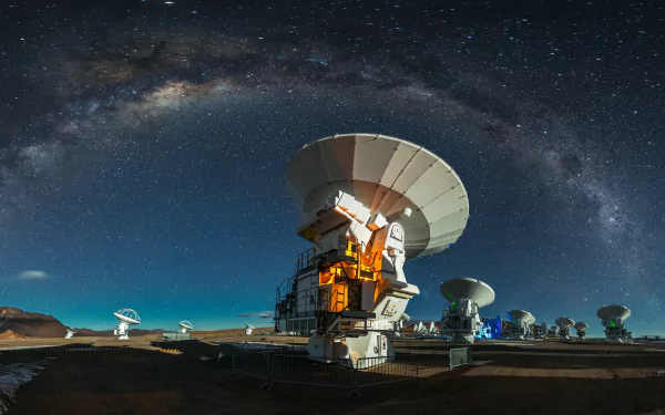 man made telescope HD Desktop Wallpaper | Background Image