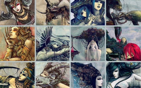 Artistic Zodiac Astrology Colors Colorful Fantasy HD Wallpaper | Background Image