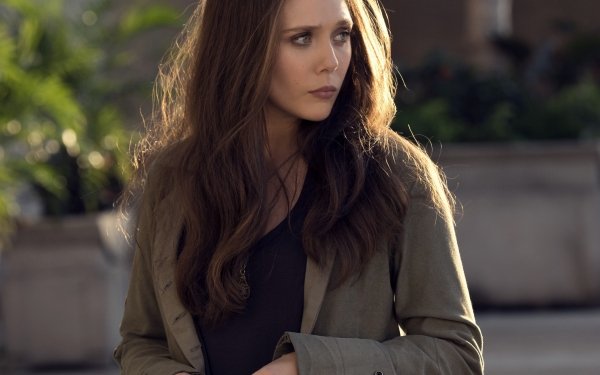 Películas Capitán América: Civil War Capitan América Bruja Escarlata Elizabeth Olsen Brown Hair Long Hair Coat Ring Wanda Maximoff Fondo de pantalla HD | Fondo de Escritorio