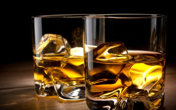 Food Whisky Drink Glass Ice Cube HD Wallpaper | Background Image