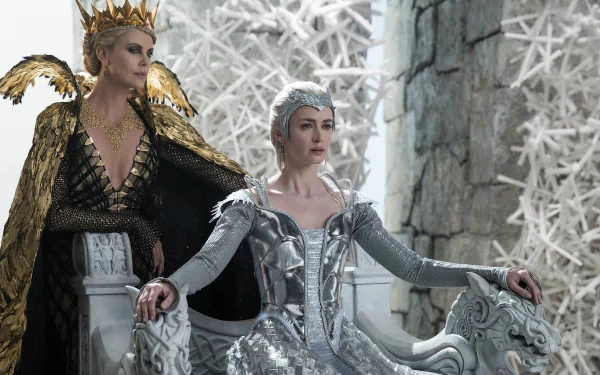 Charlize Theron Emily Blunt movie The Huntsman: Winter's War HD Desktop Wallpaper | Background Image