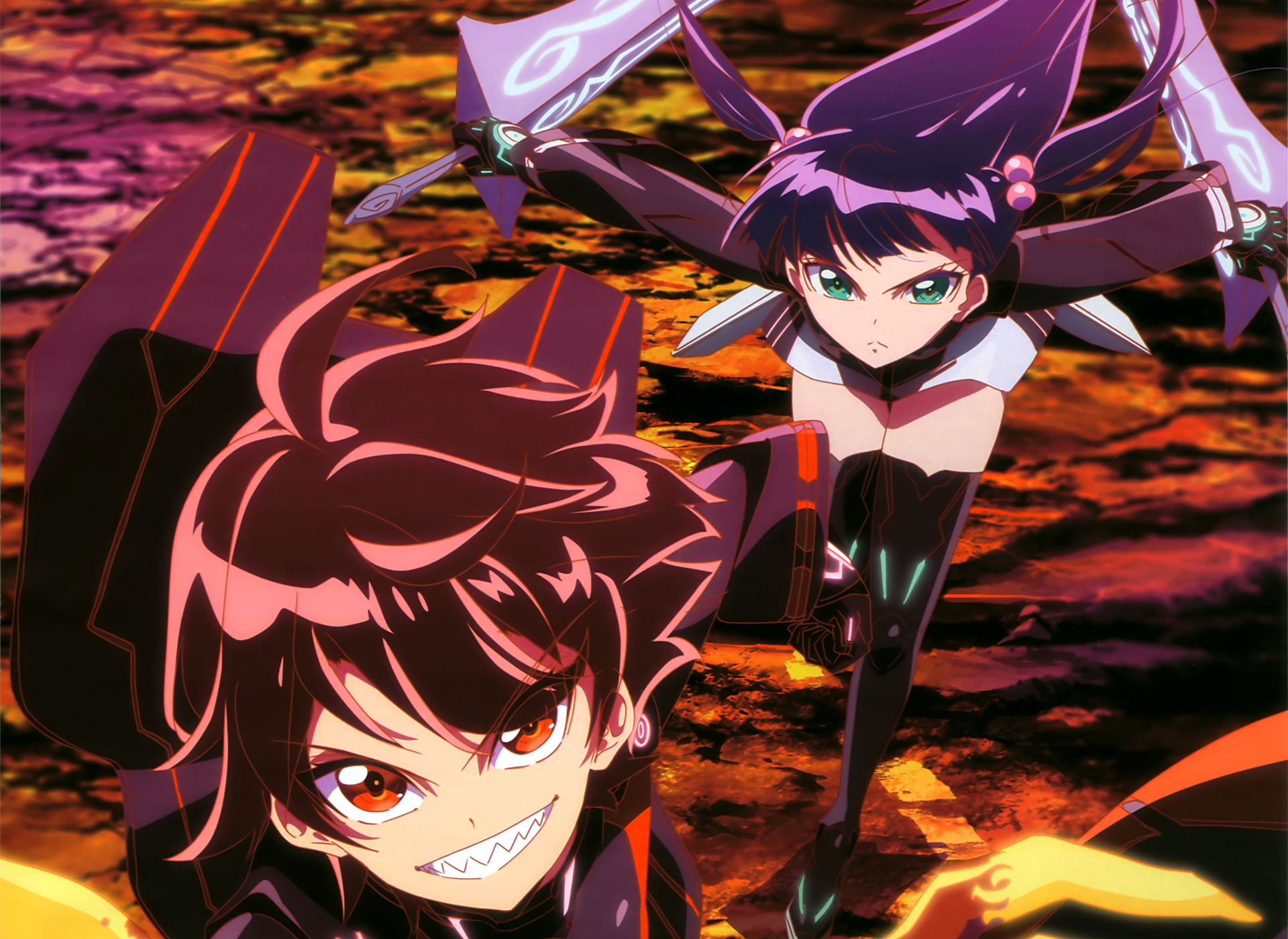 Anime Twin Star Exorcists HD Wallpaper | Background Image