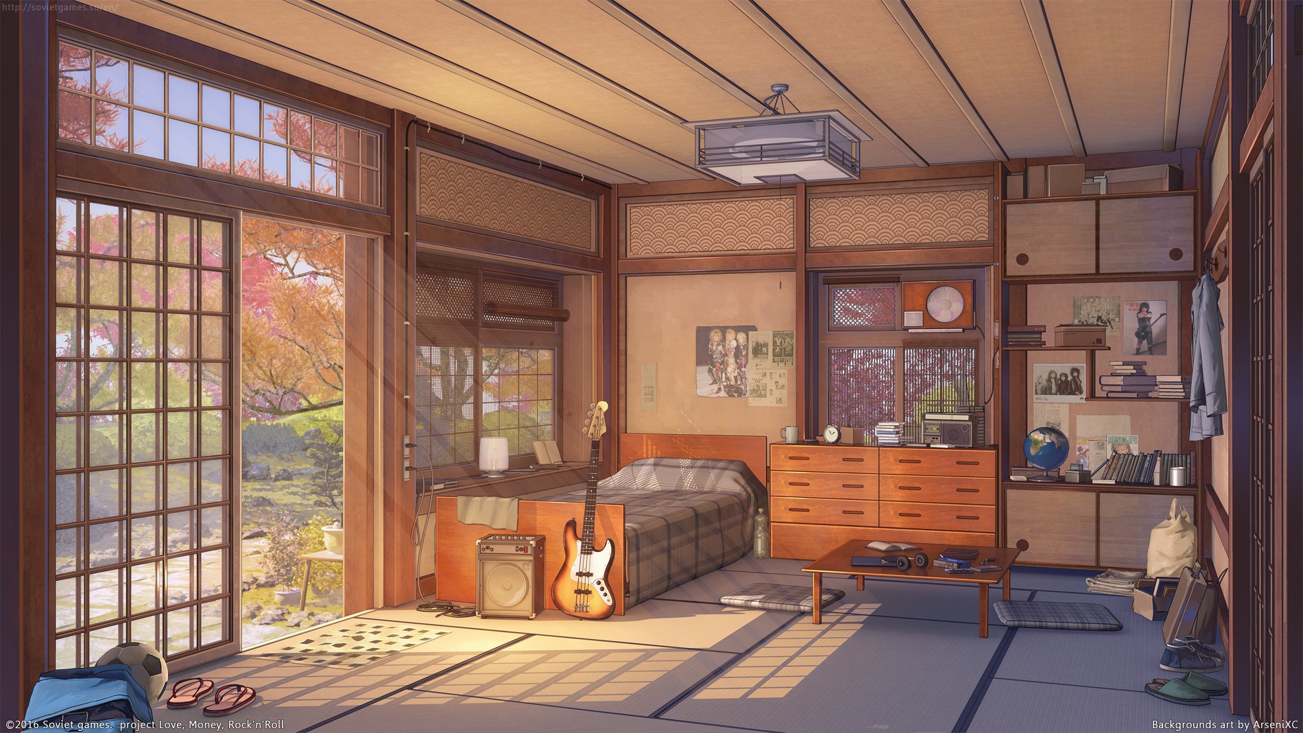 Anime Room HD Wallpaper by はちお