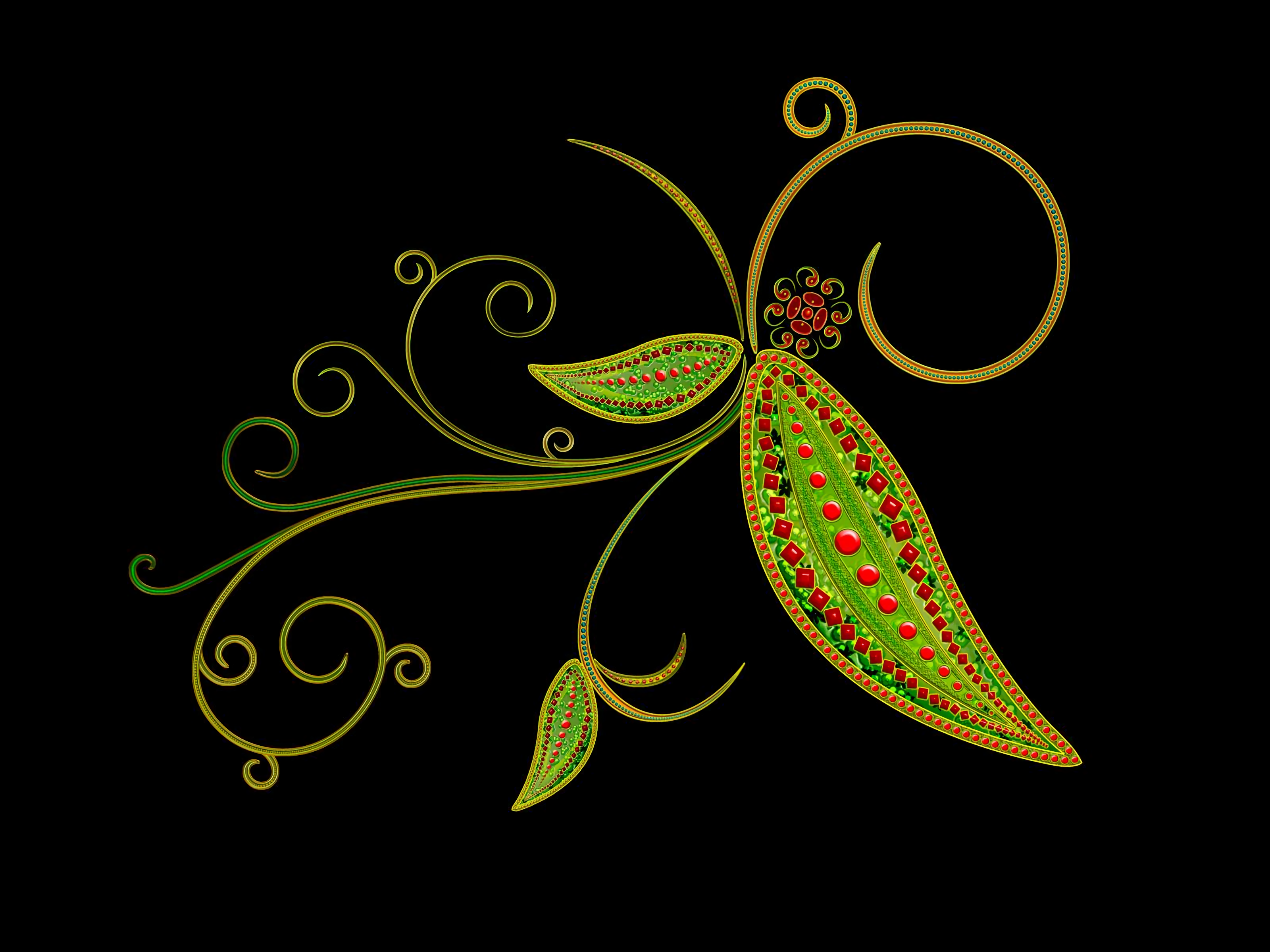 Artistic Leaf HD Wallpaper | Background Image