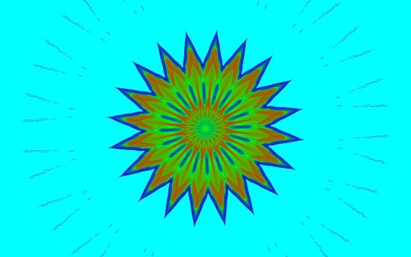 Abstract Colors Bright Blue Green Red Kaleidoscope HD Wallpaper | Background Image
