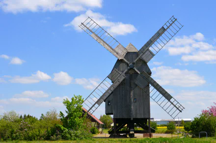  Beautiful old windmill by Hans Benn