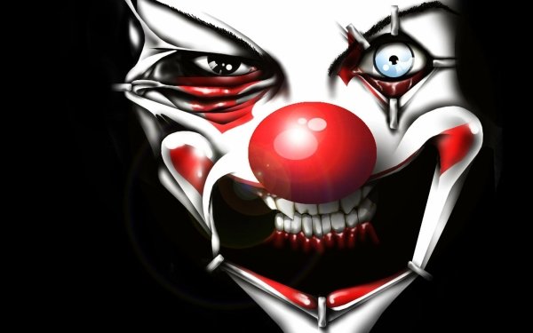 Dark Clown Scary Creepy HD Wallpaper | Background Image