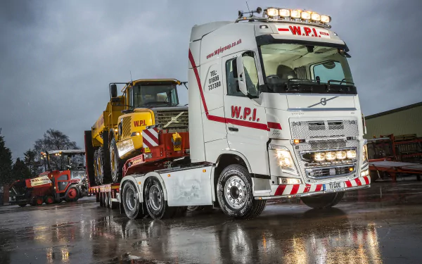 Volvo vehicle Truck HD Desktop Wallpaper | Background Image