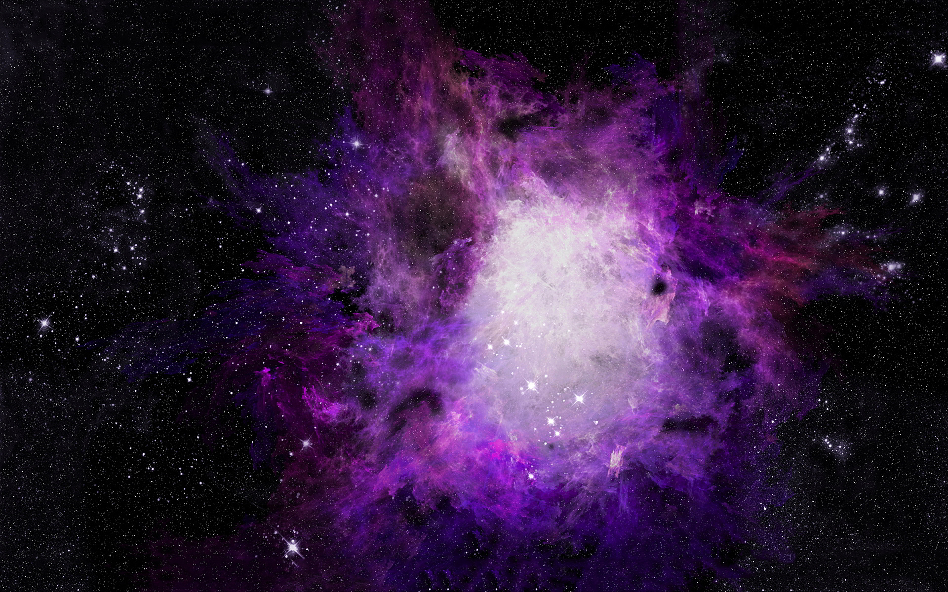 purple nebula background