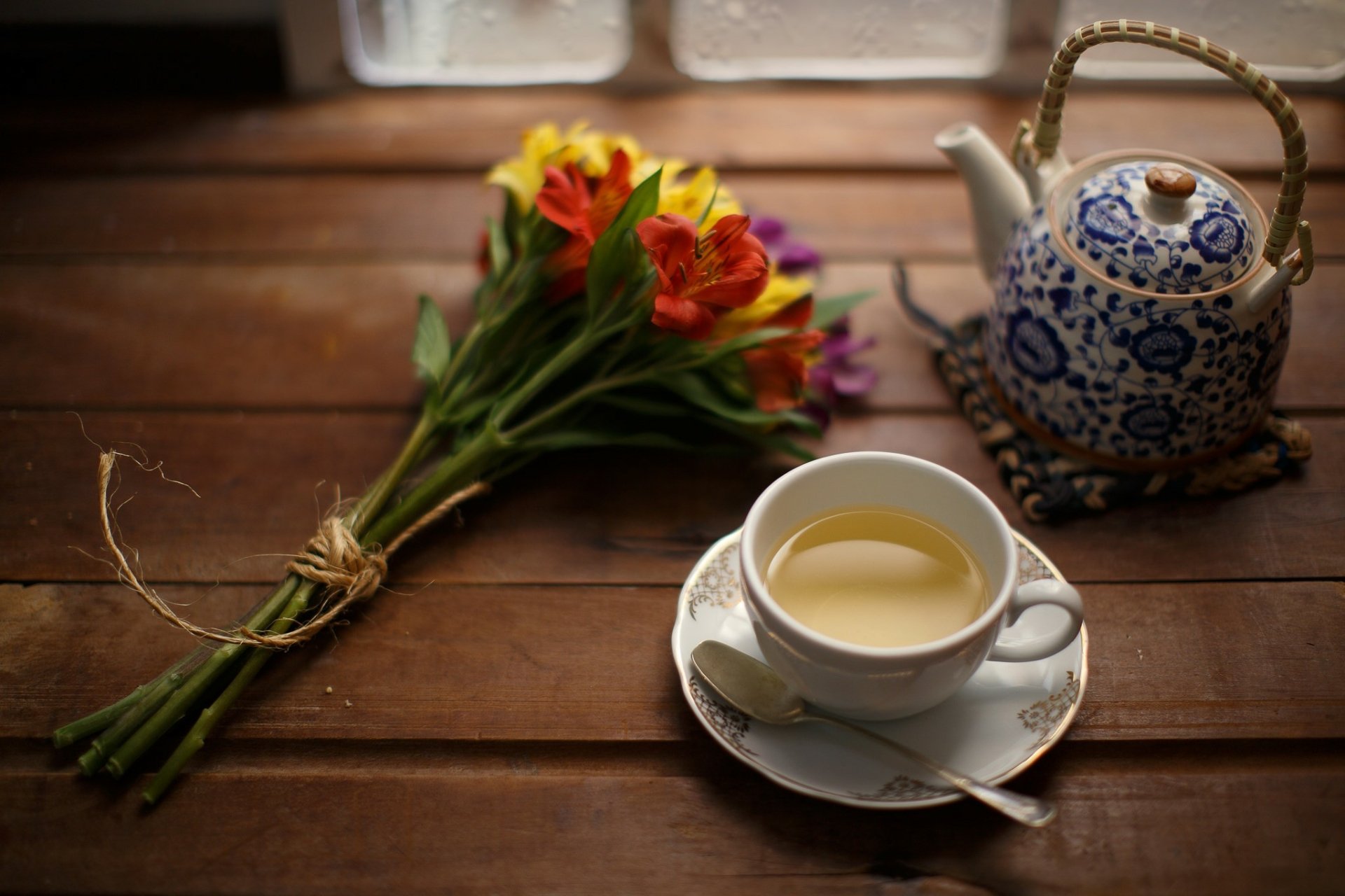 Download Flower Food Tea HD Wallpaper