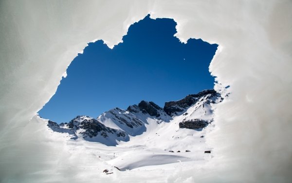 Nature Alps Mountain Mountains Alps Mountain Winter Ice Snow Switzerland HD Wallpaper | Background Image