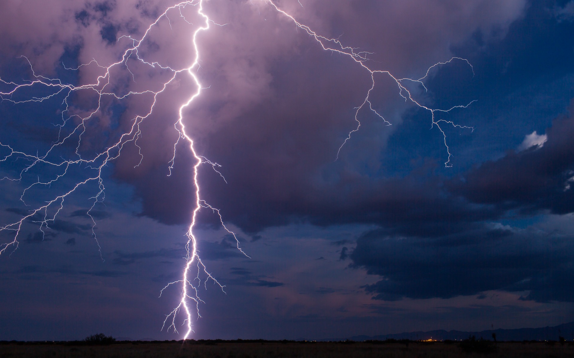 Stormy Lightning Sky