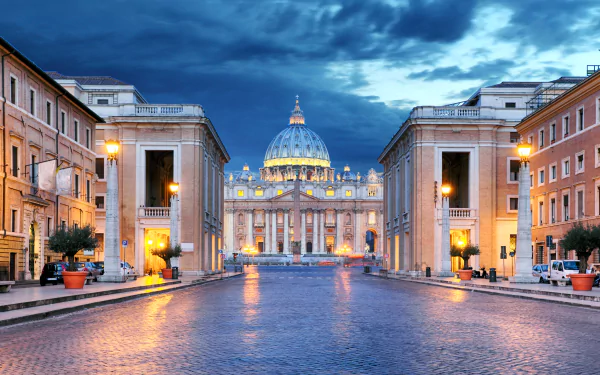  The Vatican at Night