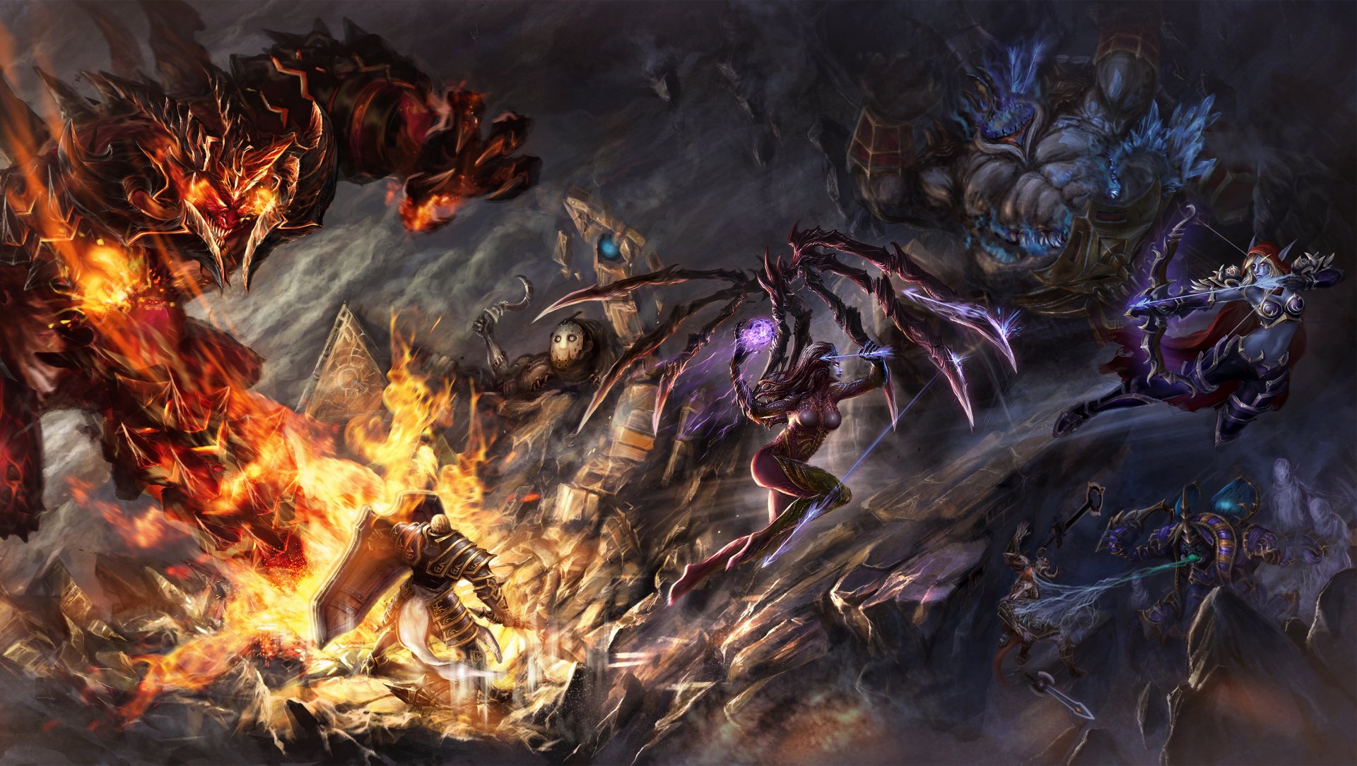 Download Video Game Heroes Of The Storm HD Wallpaper by le thanh tung