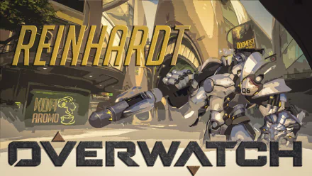 Reinhardt (Overwatch) video game Overwatch HD Desktop Wallpaper | Background Image