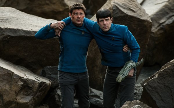 Movie Star Trek Beyond Karl Urban Zachary Quinto Star Trek Leonard McCoy Spock Bones HD Wallpaper | Background Image
