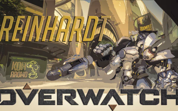 Reinhardt (Overwatch) video game Overwatch HD Desktop Wallpaper | Background Image