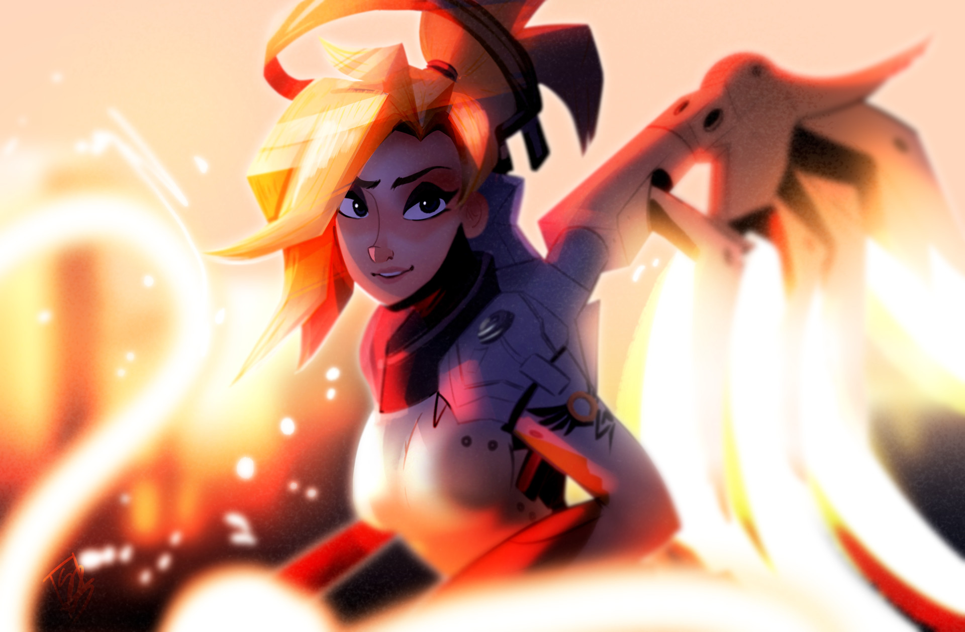 Download Mercy (Overwatch) Video Game Overwatch HD Wallpaper by Spencer  Bowen