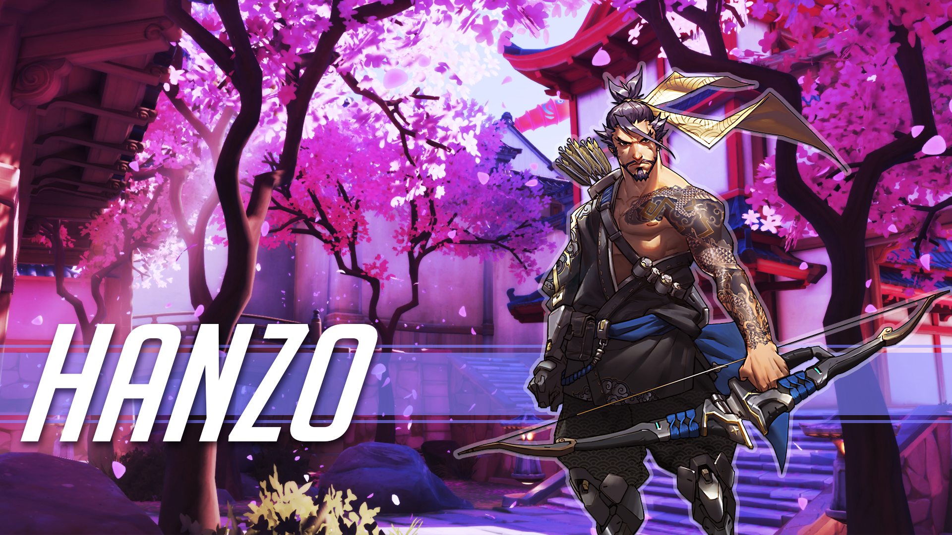 Hanzo Hd Wallpaper From Overwatch Epic Gamer Aesthetic