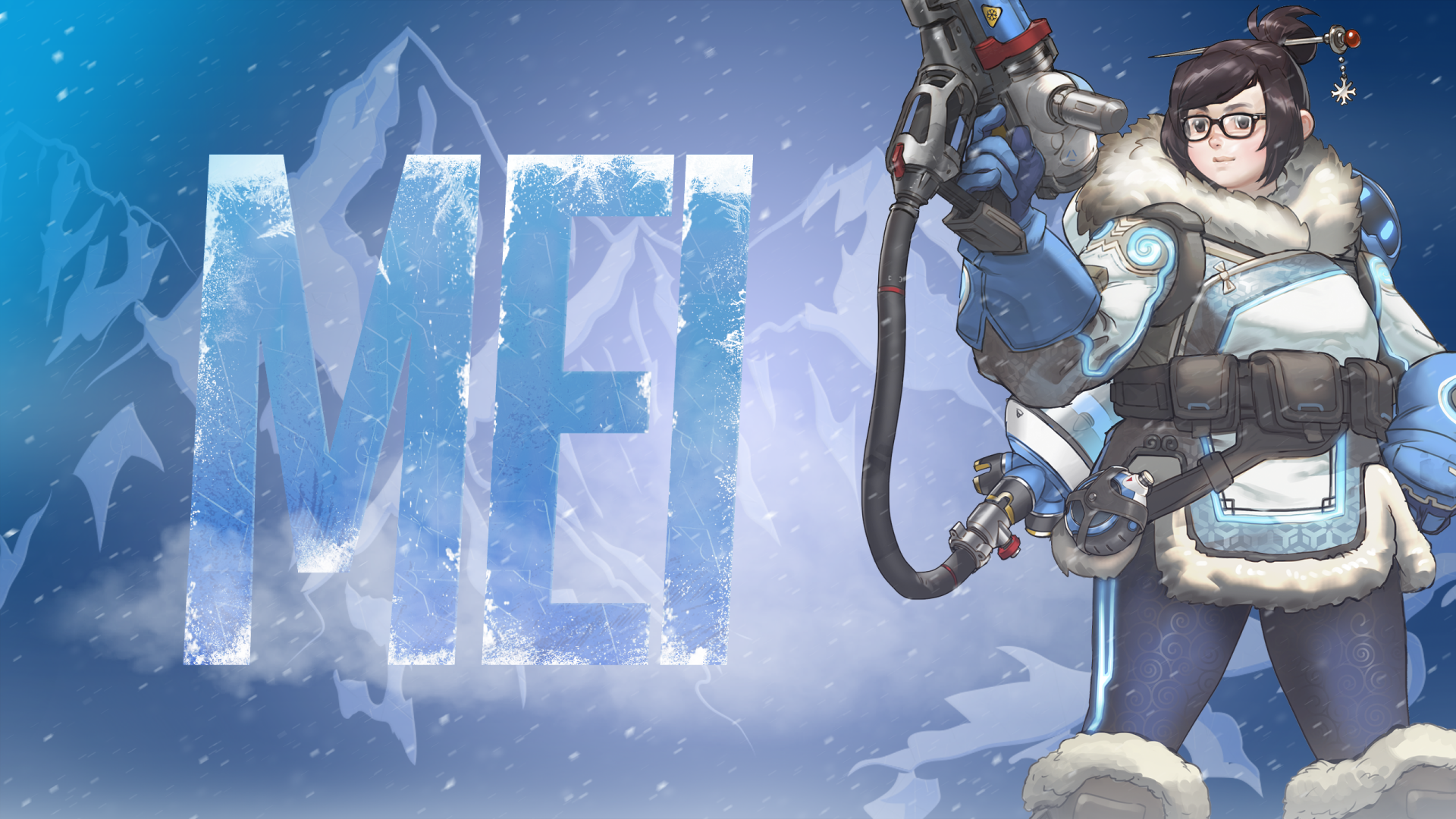 Download Mei (Overwatch) Video Game Overwatch HD Wallpaper by The-Marker, image size:1920x1080