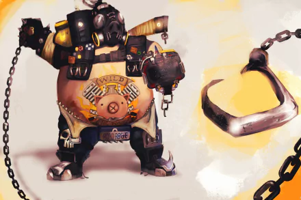 Roadhog (Overwatch) video game Overwatch HD Desktop Wallpaper | Background Image