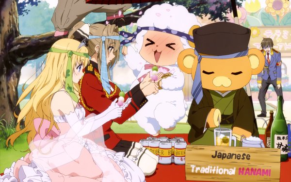 Anime Amagi Brilliant Park Latifa Fleuranza Isuzu Sento Seiya Kanie Macaron Moffle HD Wallpaper | Background Image