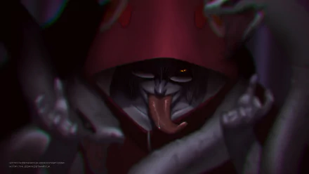 HD desktop wallpaper featuring Kabuto Yakushi from Naruto anime, with a dark and intense atmosphere.