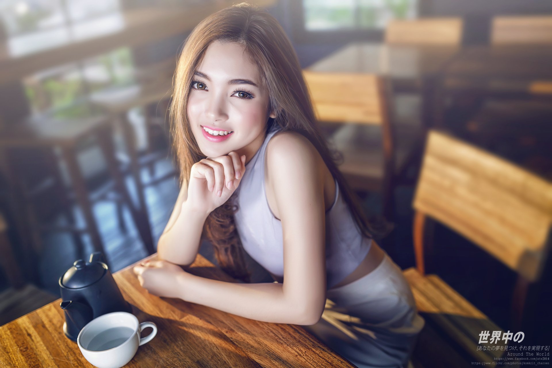 Download Woman Asian 4k Ultra HD Wallpaper by Komkrit Charoen