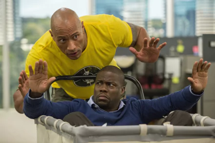 Kevin Hart Dwayne Johnson movie Central Intelligence HD Desktop Wallpaper | Background Image