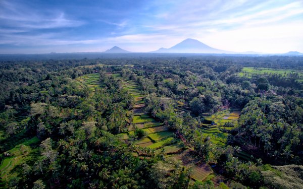 Earth Landscape Volcano Bali Indonesia HD Wallpaper | Background Image