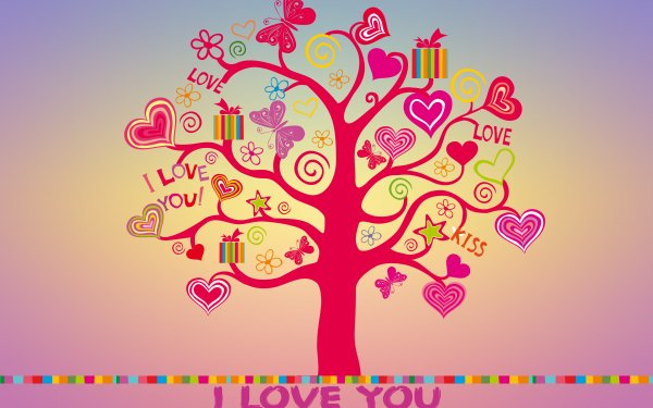 Artistic Love Tree Heart HD Wallpaper | Background Image
