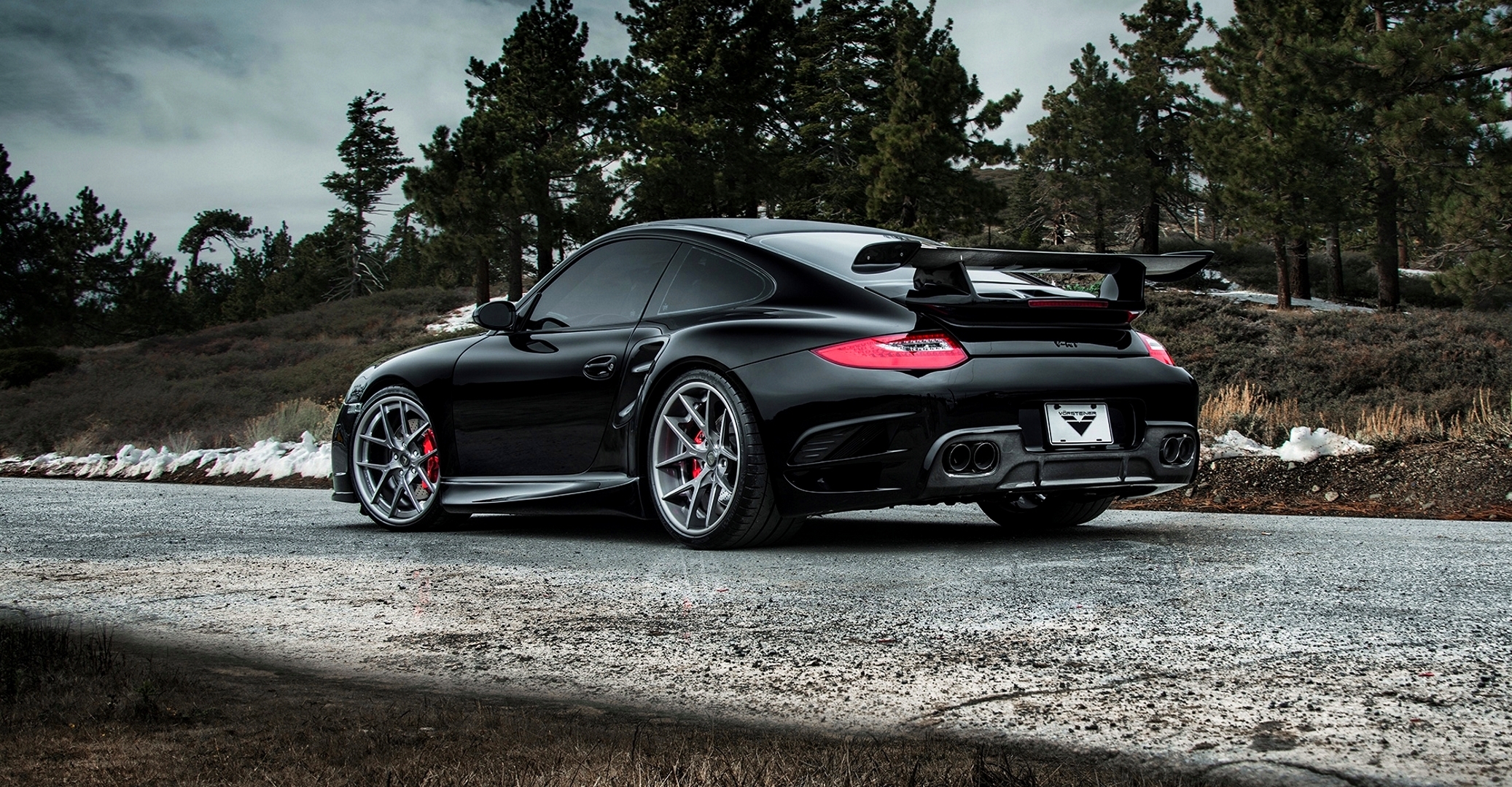 Download Car Black Car Porsche Porsche 911 Vehicle Porsche 911 Carrera Hd Wallpaper 5952