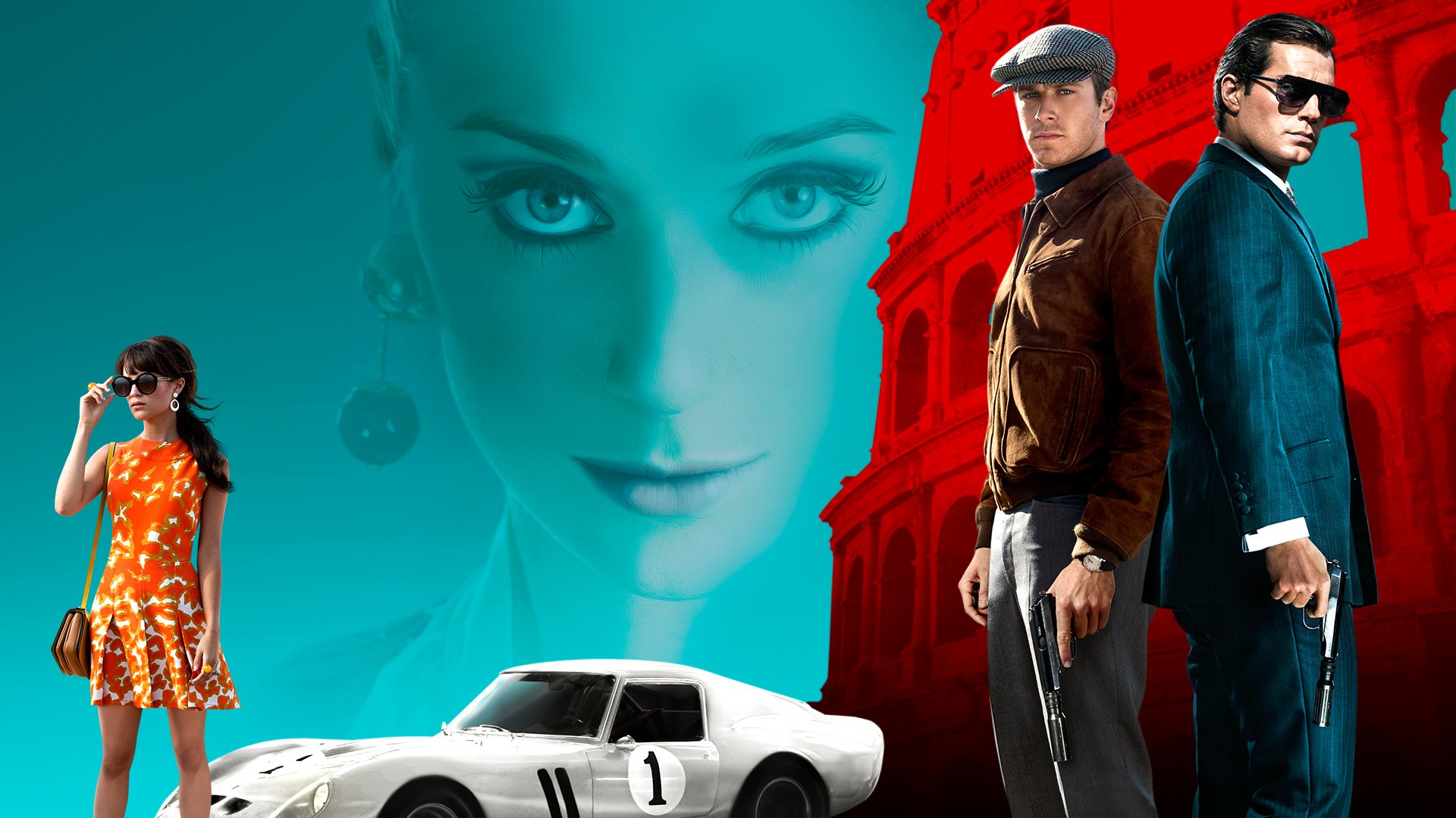 Download Gaby Teller Alicia Vikander Illya Kuryakin Armie Hammer Napoleon Solo Henry Cavill Movie The Man From U.N.C.L.E. HD Wallpaper