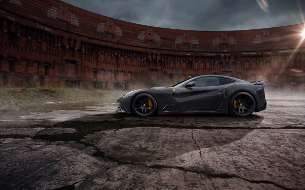 car supercar silver car Ferrari vehicle Ferrari F12berlinetta HD Desktop Wallpaper | Background Image