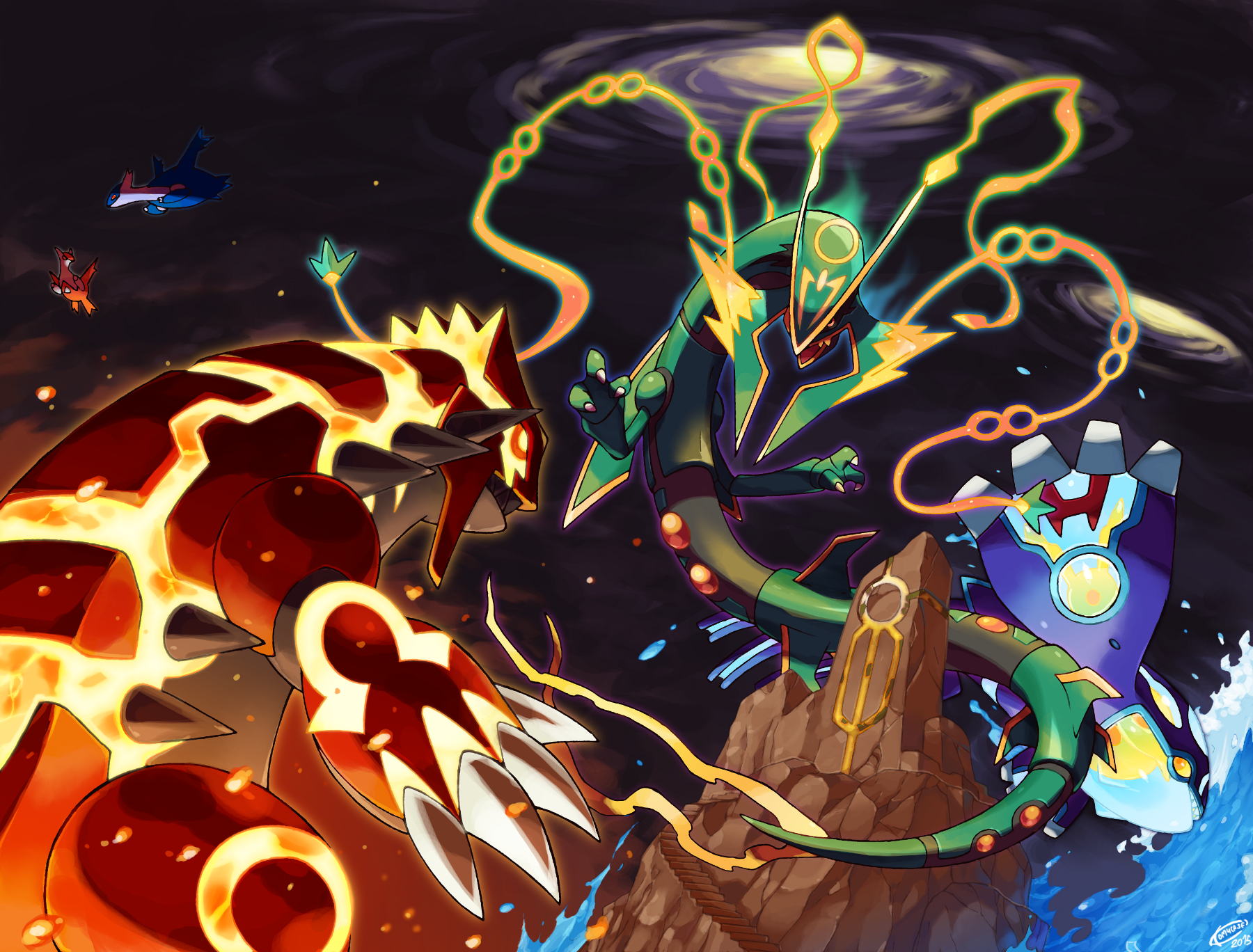 Pokemon Mega Rayquaza Wallpapers - Top Free Pokemon Mega Rayquaza🌭 ...