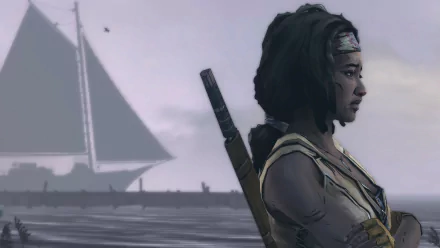 video game The Walking Dead: Michonne HD Desktop Wallpaper | Background Image