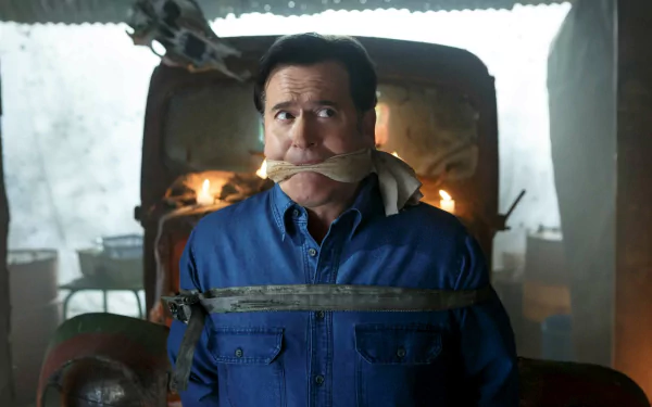 Bruce Campbell Ash vs. Evil Dead TV Show HD Desktop Wallpaper | Background Image