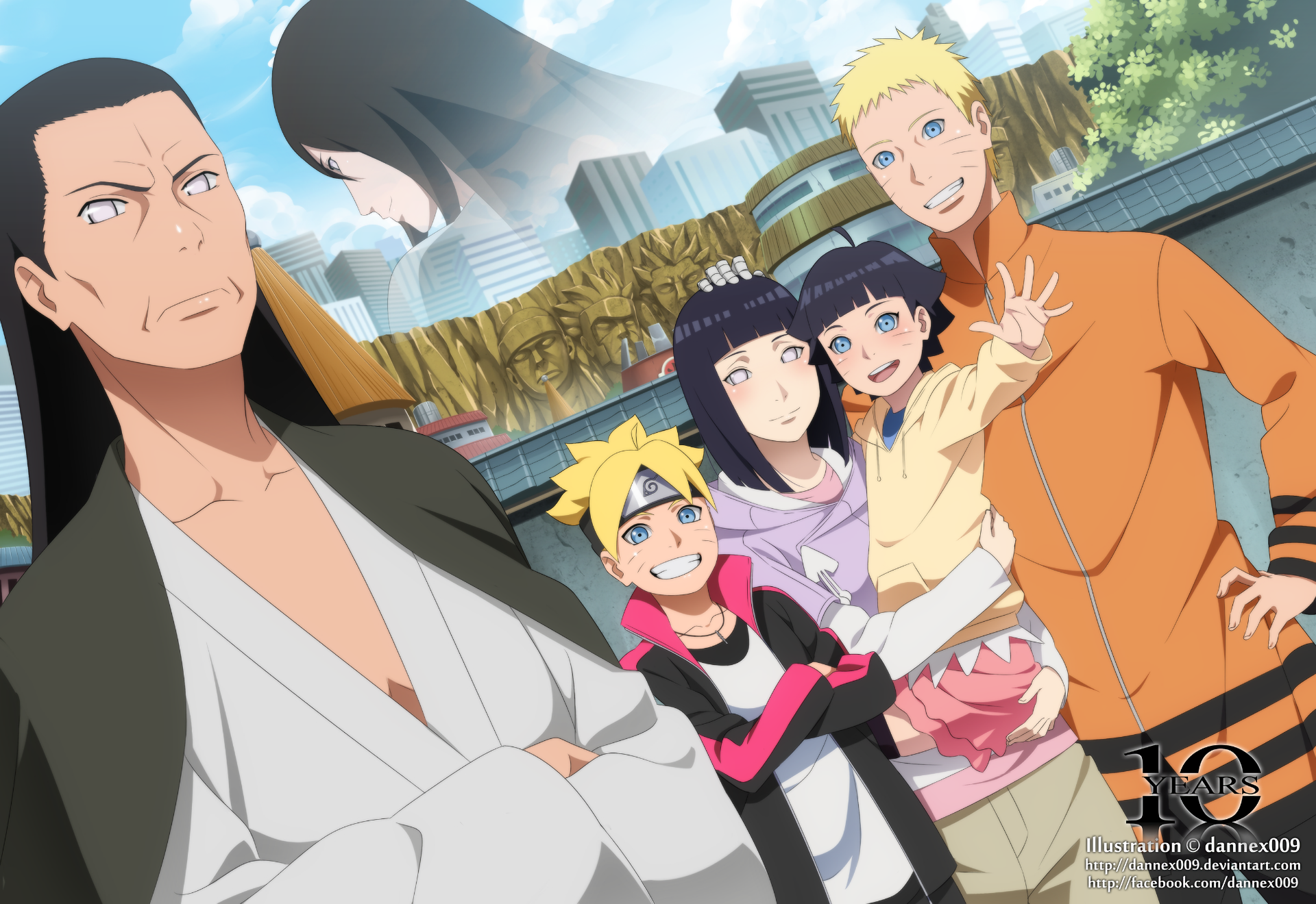 Sketches for naruhina family Released!! In Boruto : Naruto the