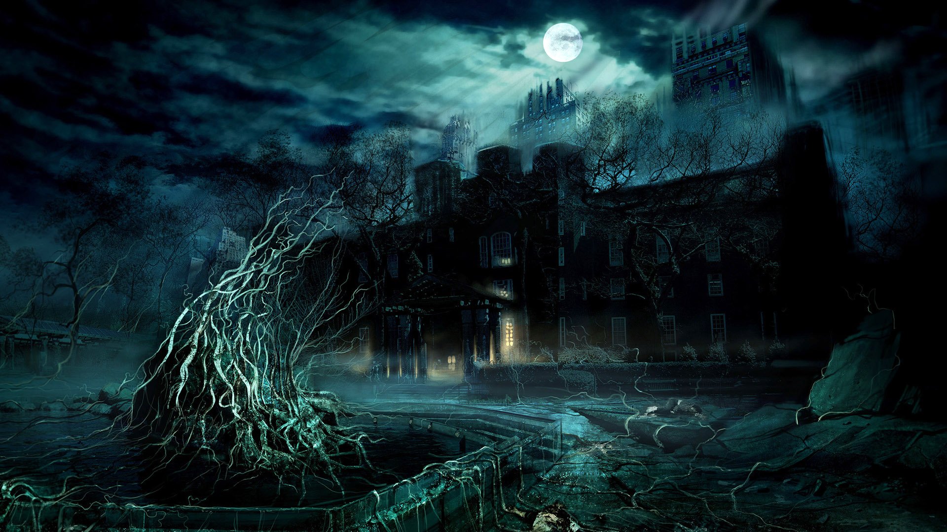 30+ Haunted House HD Wallpapers and Backgrounds