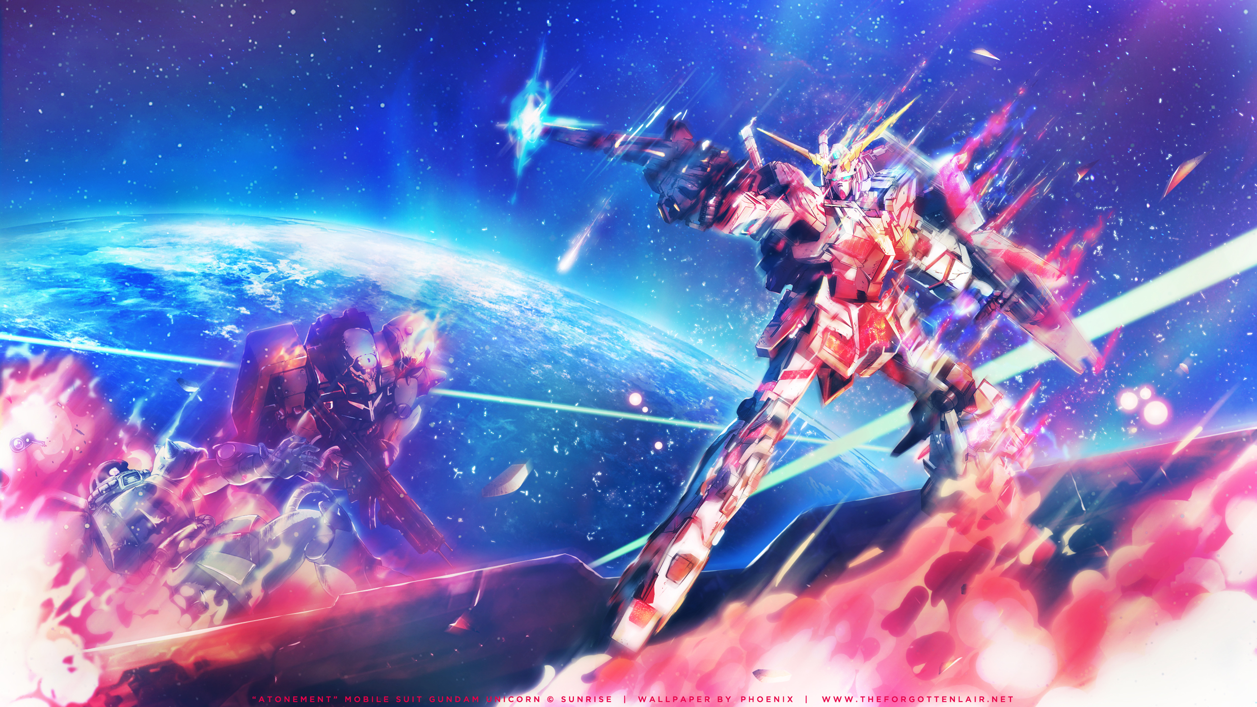 Anime Mobile Suit Gundam Unicorn HD Wallpaper by xRedPhoenix
