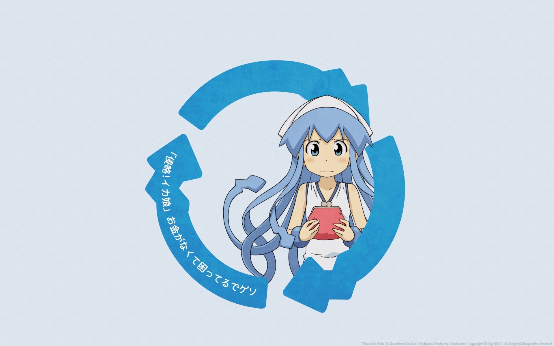 Download Ika Musume Anime Shinryaku! Ika Musume HD Wallpaper by Tannhauser