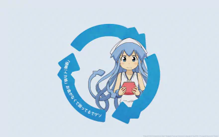 Ika Musume Anime Shinryaku! Ika Musume HD Desktop Wallpaper | Background Image