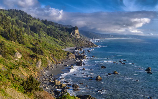 sea shore nature coastline HD Desktop Wallpaper | Background Image