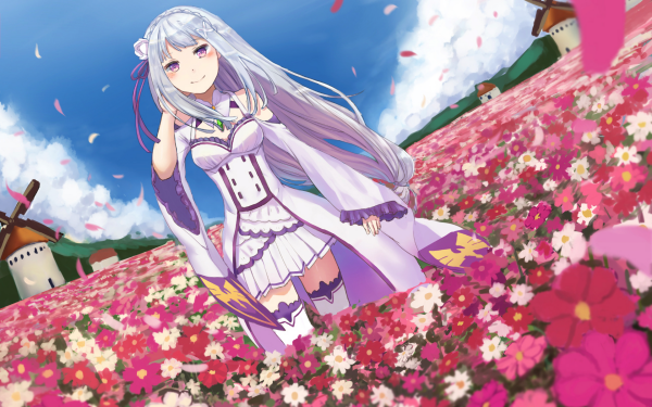 Anime Re:ZERO -Starting Life in Another World- Emilia HD Wallpaper | Background Image
